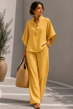 Ensemble d’été fluide Noruela — Jaune