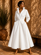 Robe fluide blanche Noruela